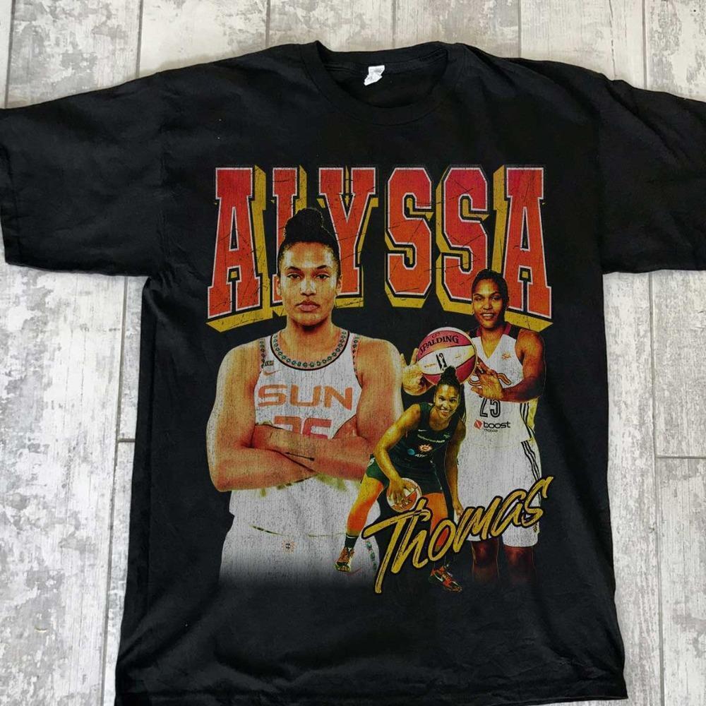 Alyssa Thomas - Connecticut Sun - Wnba - Unisex Black T-Shirt